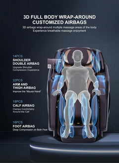 3D LUXURY MASSAGE CHAIR ARG 661