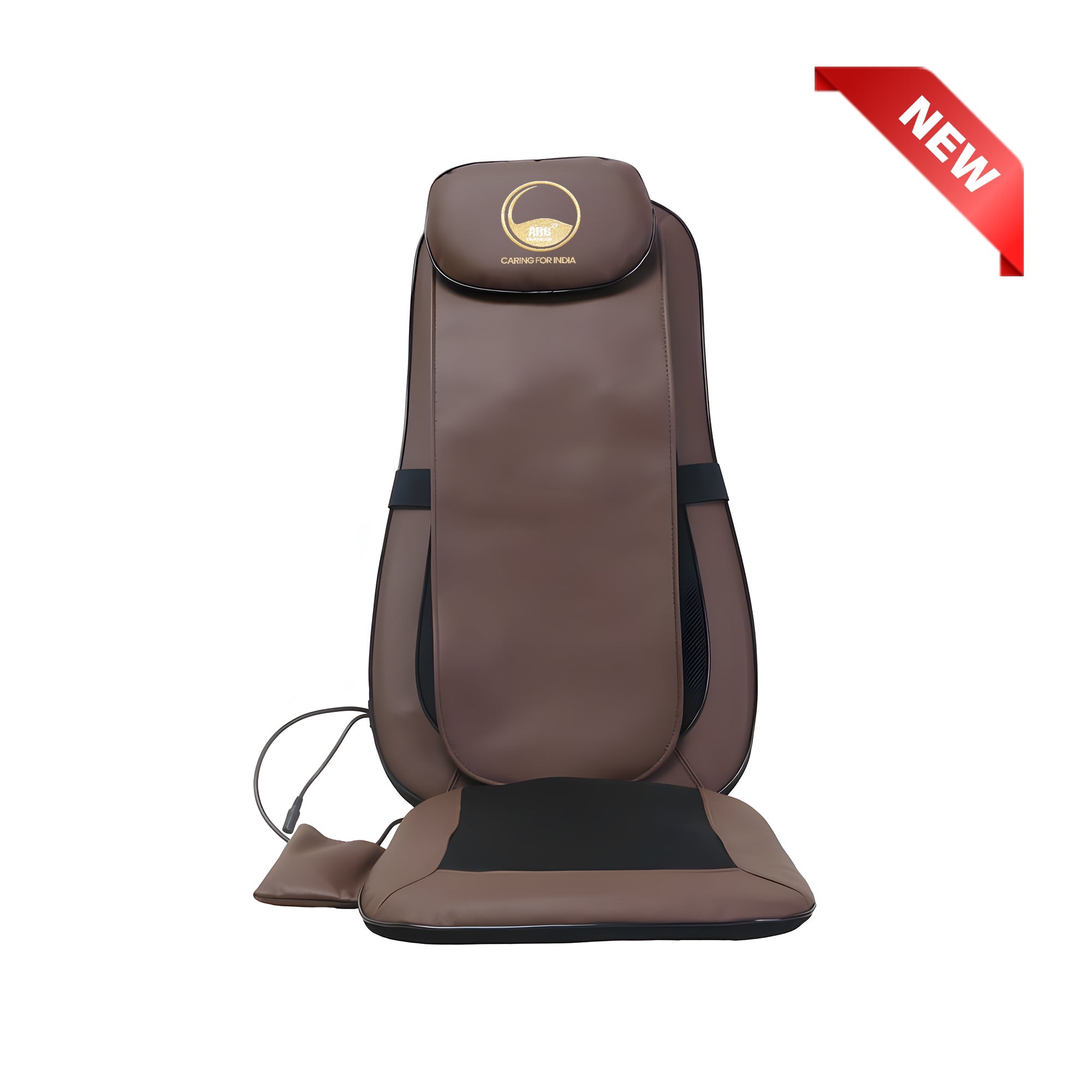 Portable Brown Car Seat Massager