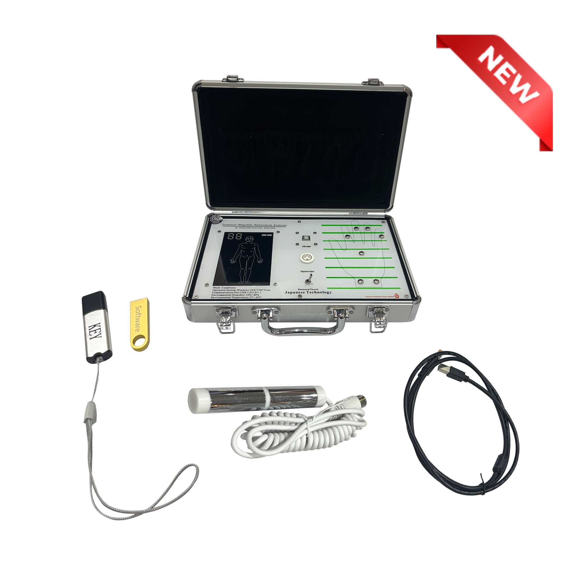 30G PLUS QUANTUM MAGNETIC BODY ANALYZER 2 IN 1 ARG 702