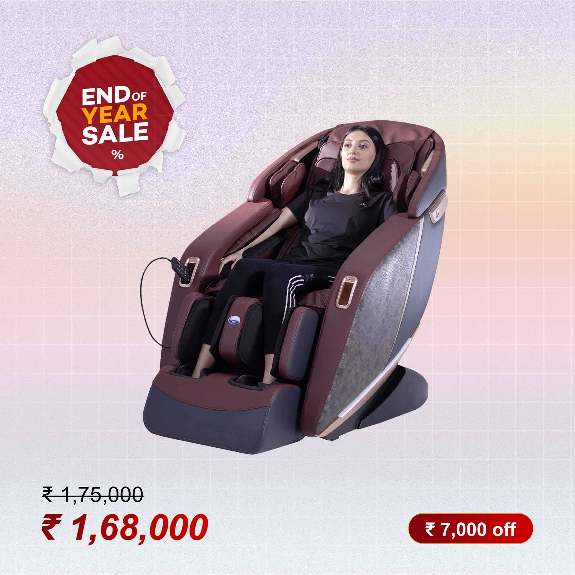 Full Body Luxury Massage Chair ARG  Z100 BROWN